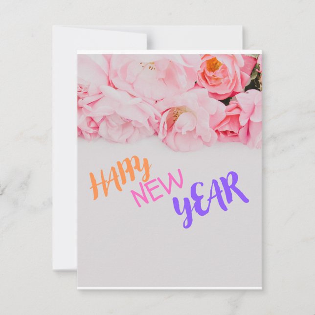 Cartão de Festividades Folha Única: (Frente)