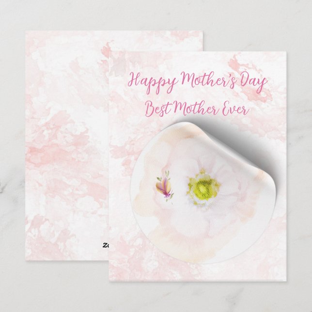 Cartão de Festividades Folha Única (Frente/Verso)