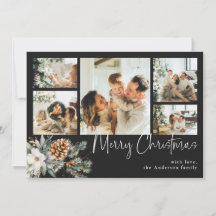 Folhagem Botânica Elegante e Natal Negro