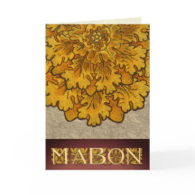 Folhas de Carvalho de Mabon e Letras