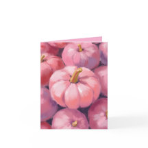 Folhas Rosa Pumpkins Halloween