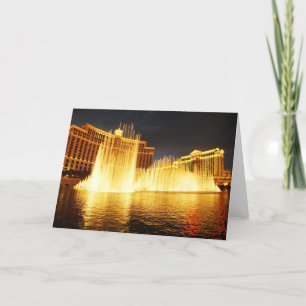 Cartão De Festividades Fonte em Las Vegas