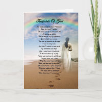 Footprints Of God Greeting