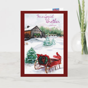 Cartão De Festividades For A Special Brother
