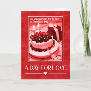 Cartão De Festividades for Daughter and Son in Law on Valentine's Day