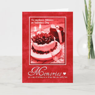 Cartão De Festividades for Fiance on Valentine's Day Love and Romance