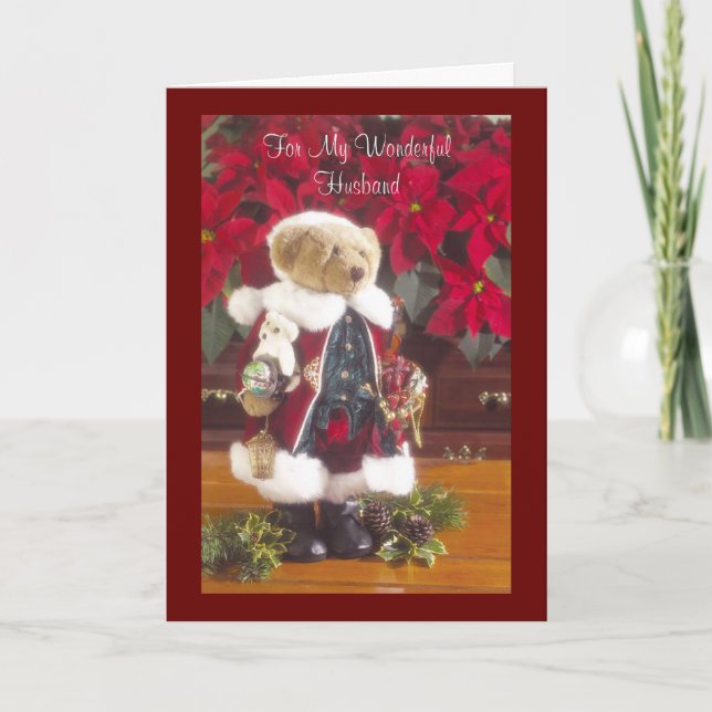 Cartão De Festividades For My Wonderful Husband (Frente)