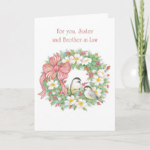 Cartão De Festividades For you, Sister and Brother-in-Law