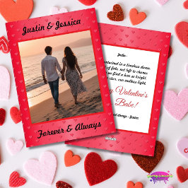 Cartão De Festividades Forever and Always Valentine's Photo