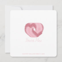 Forever Mine - Minimal Pink Valentine card