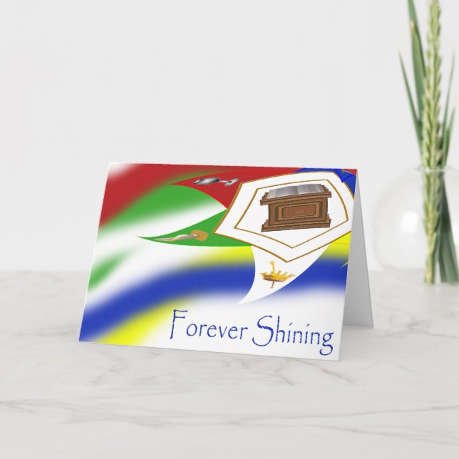 Cartão De Festividades Forever Shining (Frente)