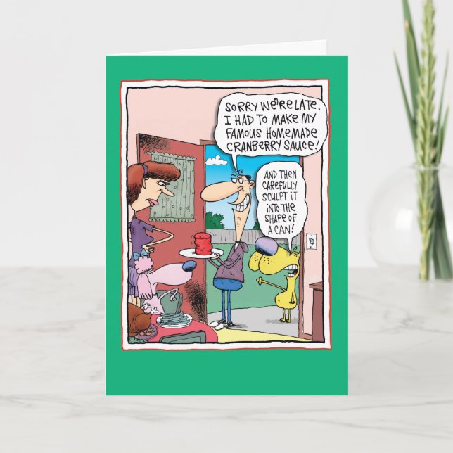 Cartão De Festividades Forma De Uma Placa Engraçada De Lata (Frente)