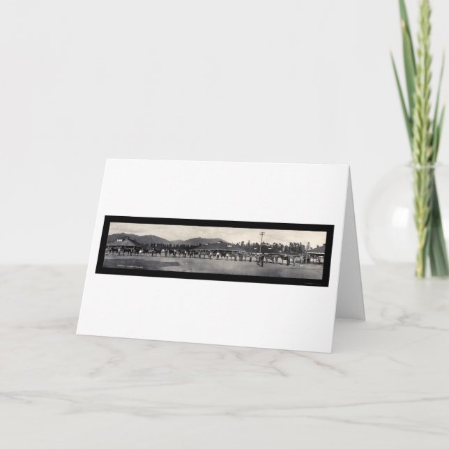 Cartão De Festividades Foto 1908 de Santa Anita dos cavalos (Frente)