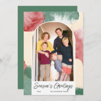 Foto Abstrata em Arco Aquarela Natal