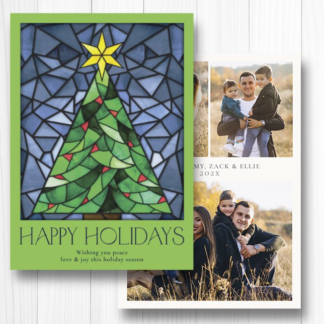 Cartão De Festividades Foto Antiga Felizes Festas Estrela (Criador carregado)