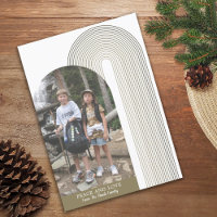 Foto arco moderno - listras zen dourado Natal