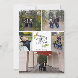 Cartão De Festividades Foto da família mais maravilhosa do ano