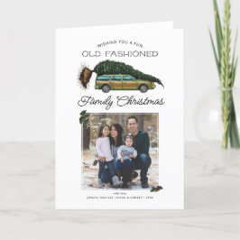 Cartão De Festividades Foto da família natalícia da National Lampoon