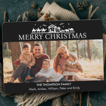Foto da família Simples Natal Religioso