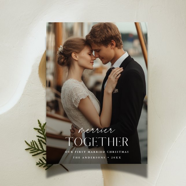 Cartão De Festividades Foto da Primeira Vaga de Natal, Junta (Criador carregado)