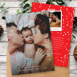 Cartão De Festividades Foto Da Tipografia Do Arch De Cereja A Cada Moment<br><div class="desc">Triturar A Cada Momento Simples Típica De Arca Minimalista Foto De Natal Ou Cartão com fotos De Férias. A cor de cada palavra no título pode ser alterada. Cartões de foto de Natal ou feriado moderno com uma fotografia de perda de cheio de solteiro em um layout simples com design...</div>