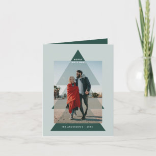 Cartão De Festividades Foto de árvore de Natal mínima para gráfico mod