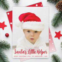 Foto de Bebê Papai Noel Ajuda o Natal Vermelho