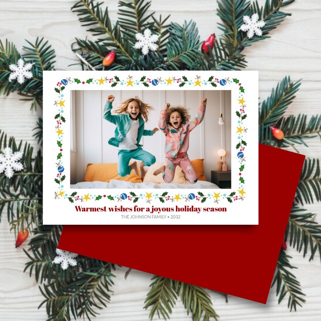 Cartão De Festividades Foto de borda festiva (Criador carregado)