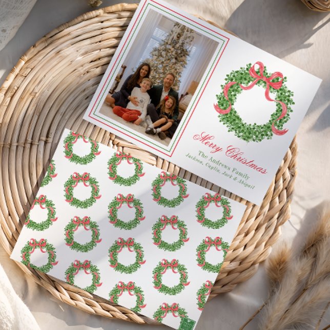 Cartão De Festividades Foto de Boxwood Boxwood, Arco Vermelho (Criador carregado)