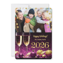 Foto de Champanhe Roxo e Dourado ano 2026