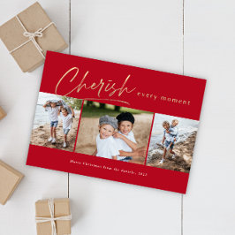 Cartão De Festividades Foto de Cherish a cada momento 3