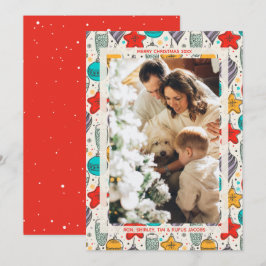 Cartão De Festividades Foto de enfeites de natal