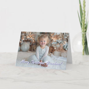 Cartão De Festividades Foto de Família Feliz Natal