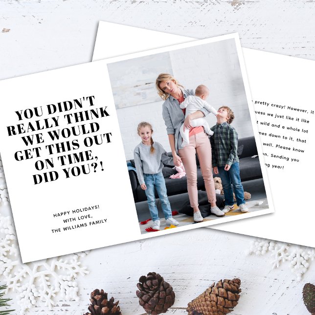 Cartão De Festividades Foto de Feliz Feriado Engraçado (Criador carregado)