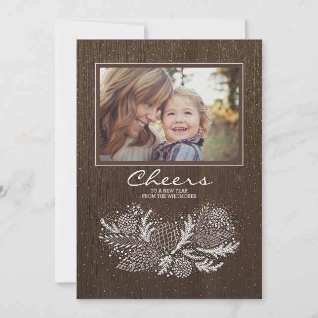 Cartão De Festividades Foto de Feriado Russo da feliz (Frente)