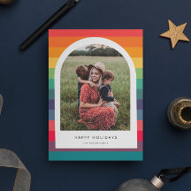 Foto de Feriados Felizes do Arch Colorido Moderno