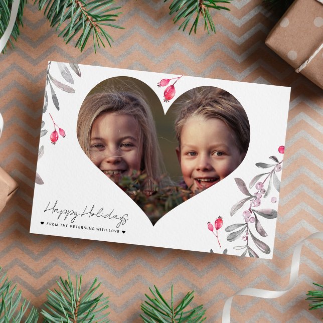 Cartão De Festividades Foto de feriados felizes minimalistas (Criador carregado)