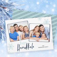 Foto de Flocos de Neve Feliz Hanukkah