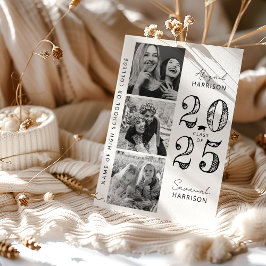 Cartão De Festividades Foto de Graduação Conjunta Moderna