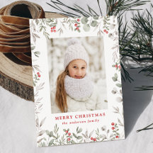 Foto de Holly Berries e Foliage de inverno