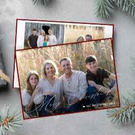 Cartão De Festividades Foto de Mal Natal 3, mínima moderna