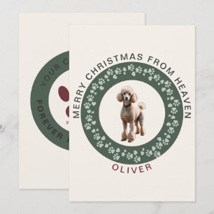 Cartão De Festividades Foto de memorial de Natal vintage de animal de est