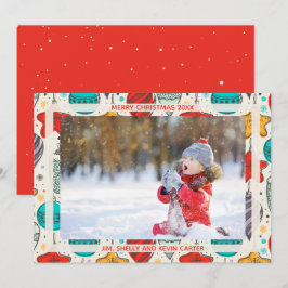 Cartão De Festividades Foto de natais vintages