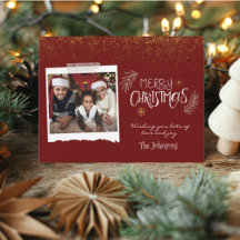 Foto de Natal alegre e Dourada da Brilhante Modern