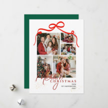 Foto de Natal da Família Elegante com respingos de