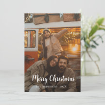 Foto de Natal da Família Minimalista Elegante Mode