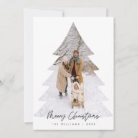 Foto de Natal da Família, Sobreposição de Árvore d