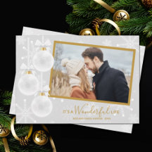 Foto de Natal do White Ornaments