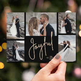 Cartão De Festividades Foto de Natal JUSTA