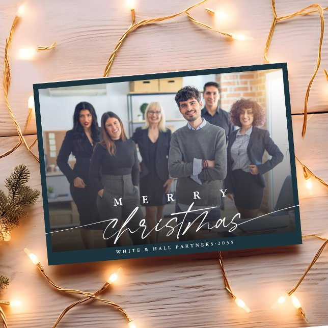 Cartão De Festividades Foto de Natal Moderno (Criador carregado)